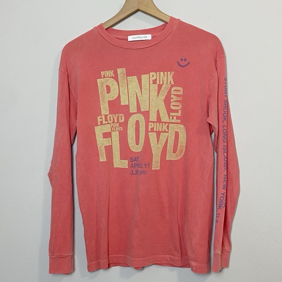 Daydreamer Pink Floyd New York Oversized Long Sleeve Graphic Tee - Picture 2 of 8